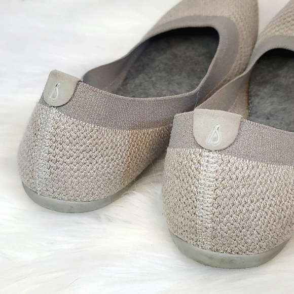 Allbirds Tree Breezers Ballet Flats Slate Gray Knit Comfy Slip-on Shoes Size 9 - Picture 9 of 17